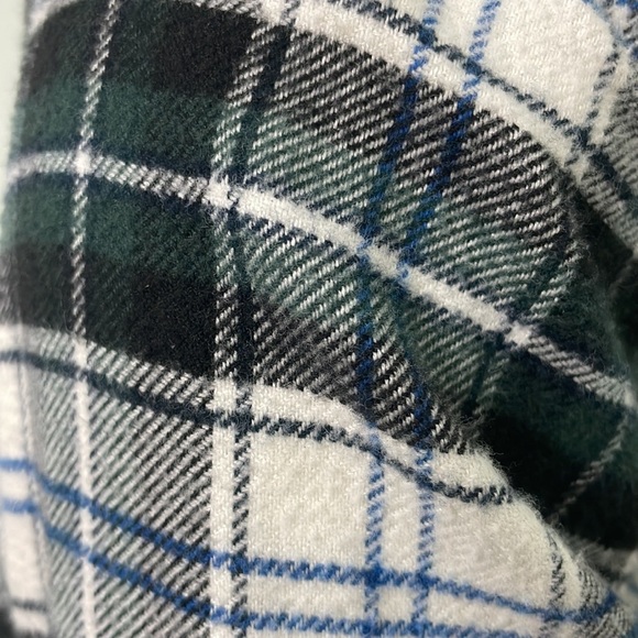 Pendleton Women's Elbow-Patch Flannel Shirt White Size XXS - Picture 10 of 10